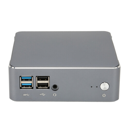 Space Saving Mini Desktop Computer Featuring Dual DDR4 Memory Slots, Gigabit Ethernet And Industrial Grade Cooling System For Long Term Operation 2
