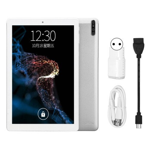 Tablet 10.1 Inch Octa Core Processor WiFi Connectivity Dual-band WIFI FHD IPS Display Android System Bluetooth Technology Long Lasting Battery Dual