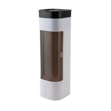 Bathroom Paper Cup Dispenser Wall Mount Single Tube Plastic Holder for Disposable Cups Home Office Gym Bracket A