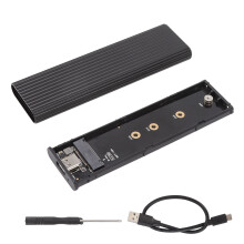 M.2-SSD-Gehäuseadapter, UASP-Protokoll für Lese- und Schreibgeschwindigkeiten von über 440 MB/s, Plug & Play für Windows, OS X, Linux und