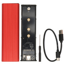 Externe behuizing voor NVMe SSD, draagbare flashdrive met stabiel signaal, gereedschapvrij ontwerp voor eenvoudige installatie en plug-and-play voor
