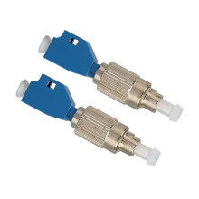Fiber Adapter 2 Pcs FC Male to LC Female Hybrid Optical Converter High Accuracy