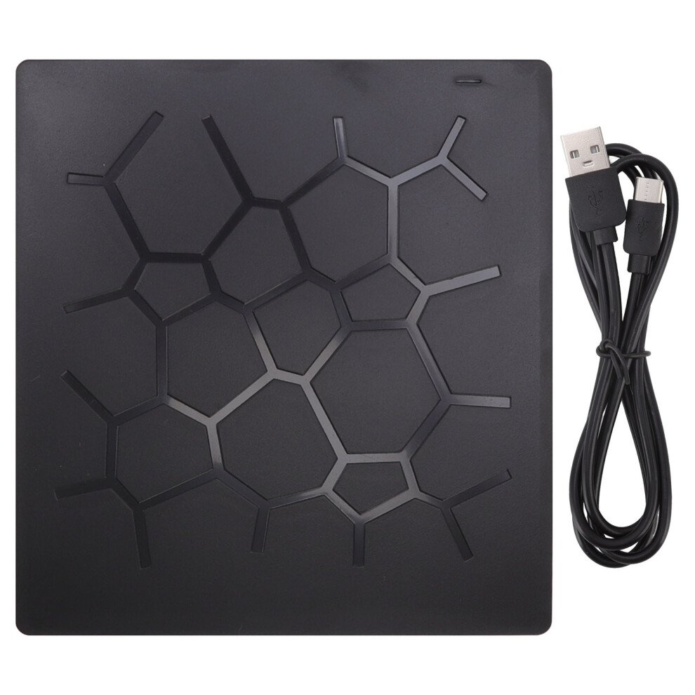 6 In 1 External Dvd Drive, Error Correction Anti Skid Optical Drive With Usb 3.0 And Type C Interfaces For Laptops Desktops All-In-One Computers 9147006711941