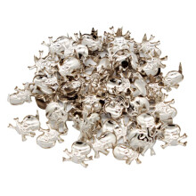 50Pcs Gothic Skull Metal Rivets Claw Studs Bags Clothes Hats Leather D