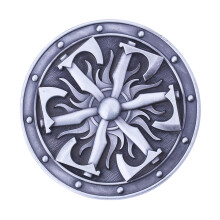 Men's Belt Buckle Tomahawk Vintage Viking Style Punk Swirl Pattern 5.8