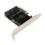SATA Controller Expansion Card 6 Port 6 Gbps Universal Compatibility Plug And Play High Compatibility Compact Design Easy Installation High 7