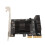 SATA Controller Expansion Card 6 Port 6 Gbps Universal Compatibility Plug And Play High Compatibility Compact Design Easy Installation High 6