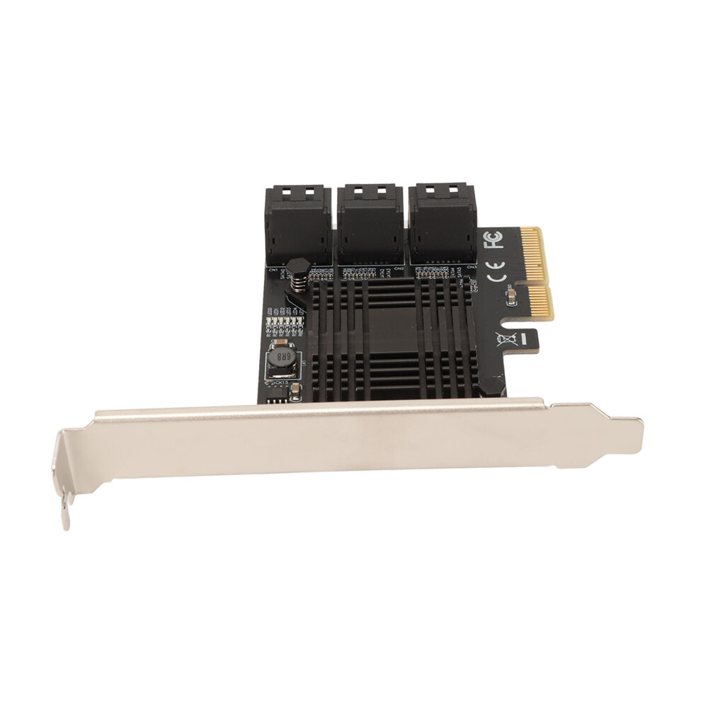 Pcie To Sata 3.0 Expansion Card 6Gbps 6 Port With 4X/8X/16X Compatibility 8701372711113