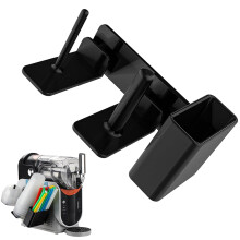 Cup and Lid Dispenser with Straw Organizer, Side Mounted Paper Cup Holder for Break Room and Events