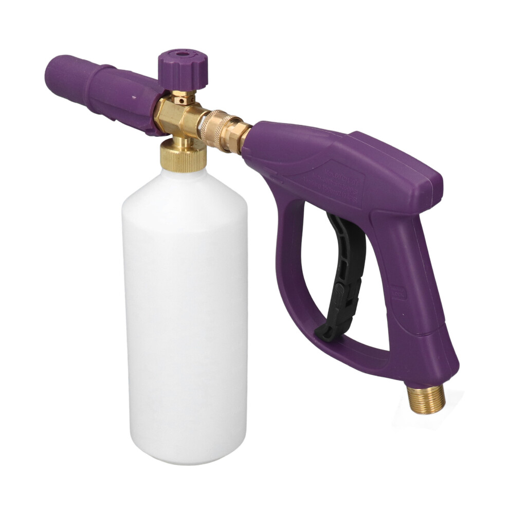 High Pressure Water Gun Kit 4350Psi Adjustable Outlet Angle 1/4In Npt Foam Pot 4971371579494