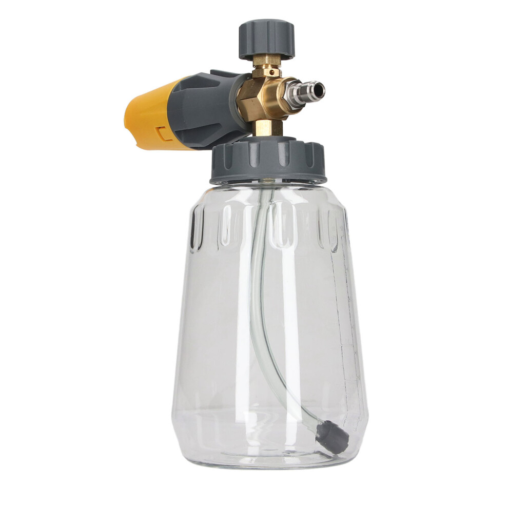 1L Foam Generator Adjustable Sprayer 4000 Psi Yellow High Pressure 3051371580551
