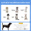 PawHut PawHut 76cm Elevated Dog Bed Cooling Raised Pet Cot UV Protection Canopy Blue 4