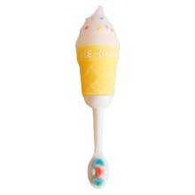 (As show, yellow) Toddler Toothbrush, Training Baby Toothbrush