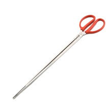 Fire Pit Tongs Stainless Steel 52cm LongHandle Multifunction Fireplace Crab Tongs Straight