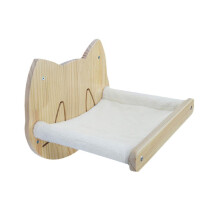 Wooden Wall Mounted Wall Shelf Toy Jumping Platform Cats and Bridge Toy Lounge Wood Bed For Pets Play A 1pcs Cat Furniture Wooden Bridge