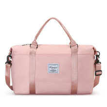 Borsa da viaggio personale per donna, borsone da weekend impermeabile con beauty case e tasche multiple, design con scomparti separati per indumenti