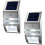 Waterproof Outdoor Lighting, Energy Saving Solar Powered Motion Sensor with LED Light Source Stainless Steel Casing, Induction Light Durable Material 1