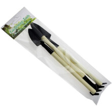 Miniature Gardening Rake For Soil Loosening, Portable Garden Hand Tools Set High-Quality Metal And Durable Hardwood Ideal For Transplanting And