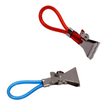 Tea Towel Storage Genius, Portable Cloth Hook Clip Hangers with Metal Hanging Towels Clip for Space-saving Use in Bathroom, Vacation, Caravan, Beach,