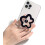 Strong Magnetic Phone Grip Stand, Multi Functional Secure Grip with Unique Accessory, Foldable Design for One-Handed Use (Black) 2