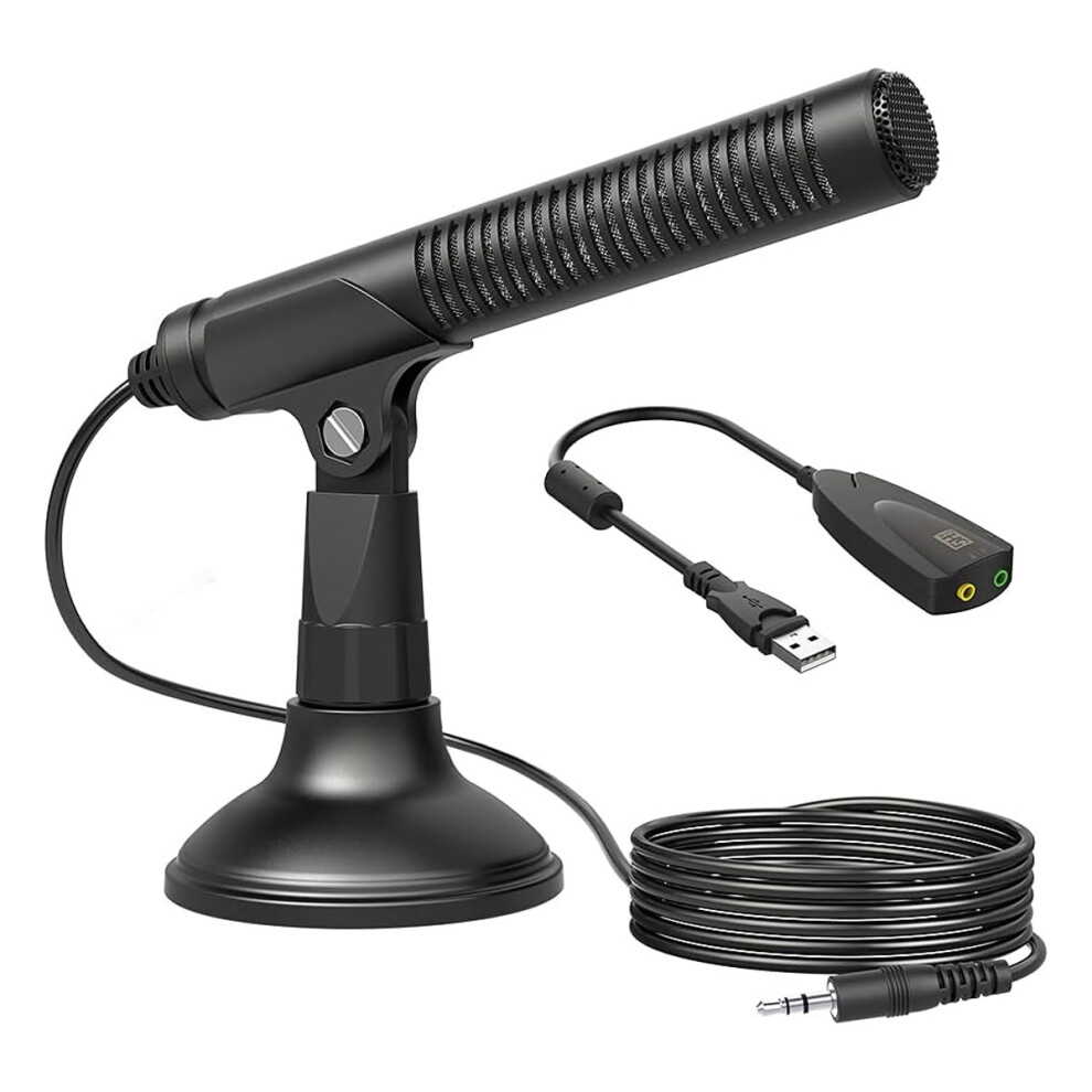 Desktop Microphone With Advanced Chip, Cardioid Pattern For Crystal Clear Audio Quality, Suitable For Gaming Streaming Podcasting Obs 9448196438077