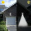 Waterproof Outdoor Lighting, Energy Saving Solar Powered Motion Sensor with LED Light Source Stainless Steel Casing, Induction Light Durable Material 4