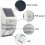 Waterproof Outdoor Lighting, Energy Saving Solar Powered Motion Sensor with LED Light Source Stainless Steel Casing, Induction Light Durable Material 2