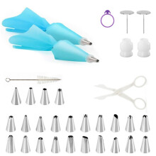 Seamless Welding Process Cake Decorating Tip Set, High-Quality Stainless Steel Piping Tips for Beginners, Easy To Use, Ideal Gift for Decorating