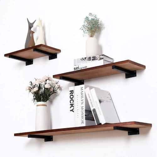 Στηρίγματα ραφιών αποθήκευσης DIY, πλωτές βάσεις ραφιών με ηλεκτροστατική βαφή 2