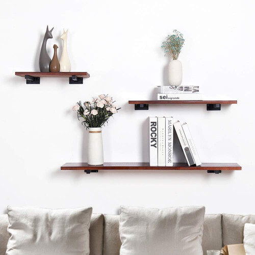 Στηρίγματα ραφιών αποθήκευσης DIY, πλωτές βάσεις ραφιών με ηλεκτροστατική βαφή 1