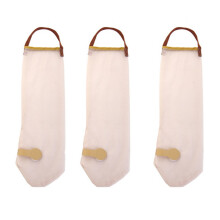 Saco de rede para frutas e verduras, economiza espaço na bancada da cozinha, resistente a impactos e mofo, ideal para armazenar mantimentos e muito