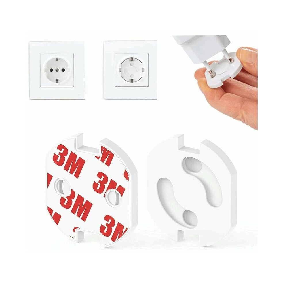 Prevent Electric Shock, 10Pcs Child Proof Outlet Covers Easy To Install High Quality Abs Plastic For Wide Application In Home Office Child Safety