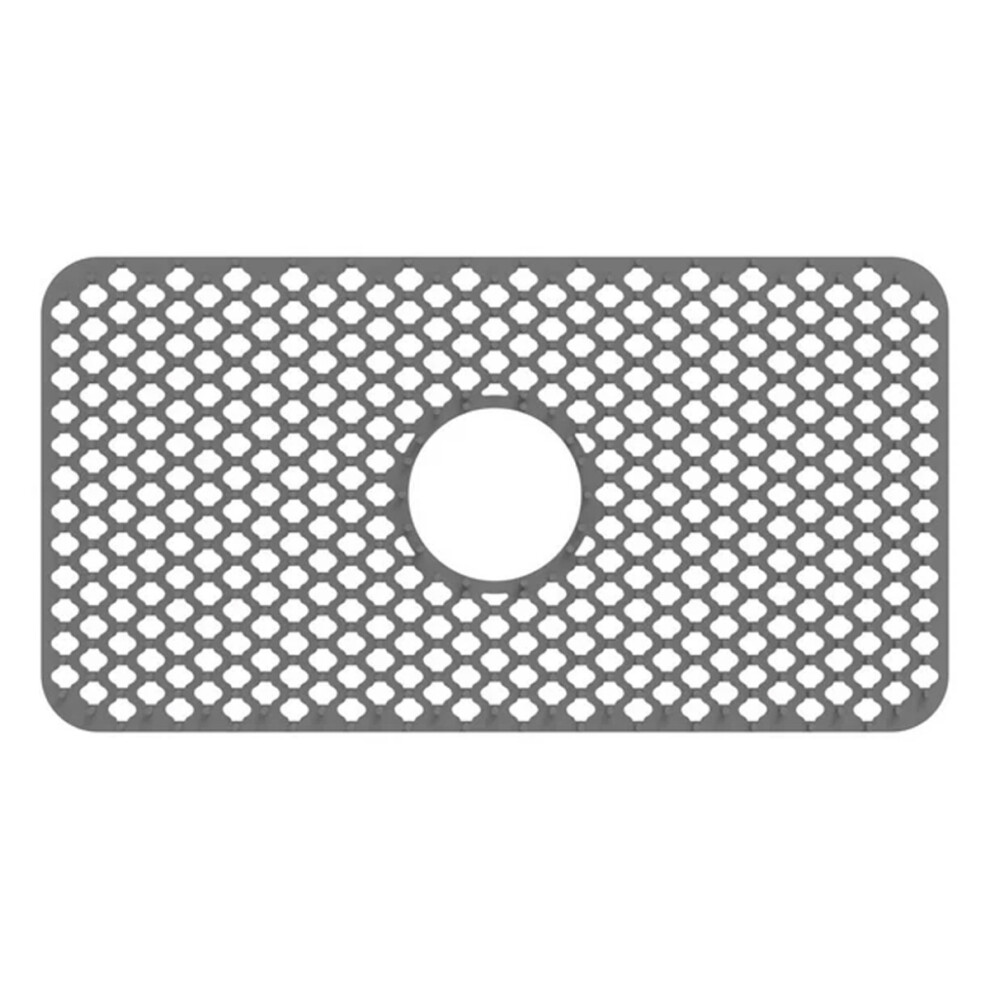Durable Sink Protector, Silicone Kitchen Mat With Non-Slip Design For Easy Cleaning And Heat Resistance Up To 500F, Suitable For Center Drain Sinks 9433291883990