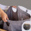 Collapsible Laundry Hamper, Tall Laundry Basket with Bamboo Handles for Efficient Space Management 3