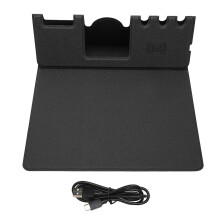 Wireless Charging Mouse Mat With Fast Charging Capabilities Comfortable Touch Ergonomic Mousepad Waterproof Multifunctional Office And Gaming Use