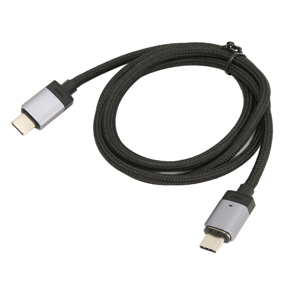 Usb Type C Cable High Performance Fast Charging 100W 480Mbps Data Transfer Magnetic Connector Durable Nylon Braided Cable 9147006713389