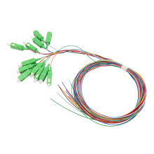 1.5m Fiber Optic Pigtail 12 Colors SC APC Single Mode Low Loss