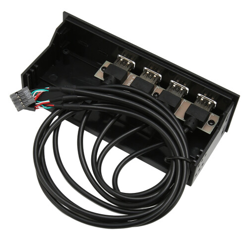 Πολυλειτουργικός διανομέας USB 5,25 ιντσών στην πρόσοψη με εύκολη εγκατάσταση ήχου 2