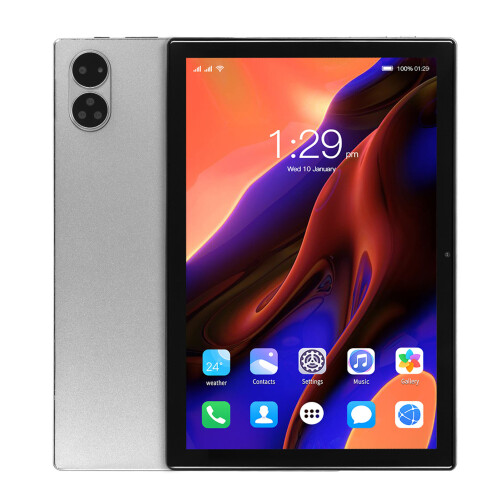 Android 12 OS Tablet With Bluetooth 5.0 Wireless Connection, Octa Core CPU High Speed Operation 8GB RAM 256GB ROM With Micro SD Expansion Support 1