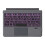 Wireless Keyboard for Microsoft Surface Devices, 7-Color Backlit with Adjustable Angle, Magnetic Attachment, Quiet Typing, Steady Bluetooth 5.0 4
