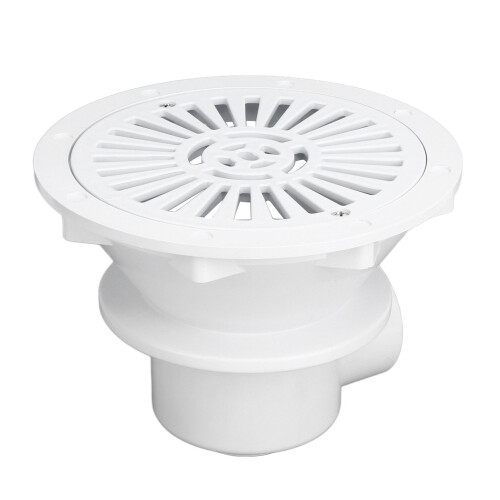 Bonde de piscine en ABS, système de drainage efficace, accessoires de remplacement, interface à pression interne, robuste et 1