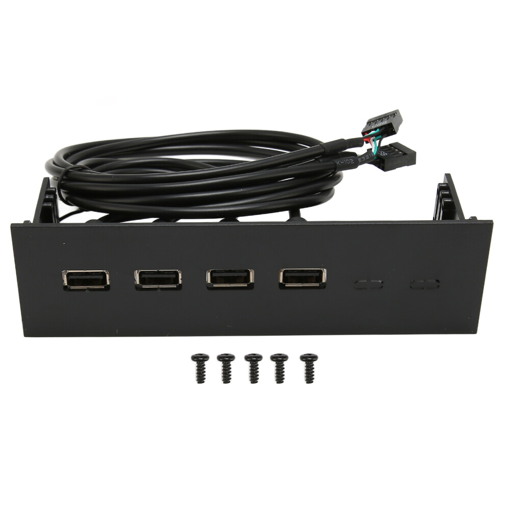 Multifunctional 5.25 Inch Front Panel Usb Hub With Effortless Audio Setup And Multi Port Design For Broad System Compatibility 9138057394733