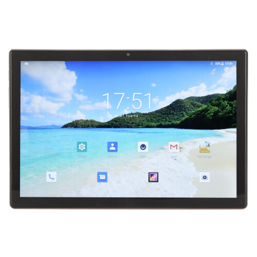 WiFi 6 Android Tablet, Face Unlock HD IPS Touch Screen Octa Core Processor Long Lasting Battery Dual Camera Expandable Storage High Performance 2