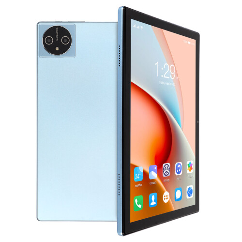 Octa Core Android Tablet 10.1 Inch Android 14 Tablets SIM Card Compatible High Resolution Screen 8GB RAM 256GB ROM Expandable Storage Bluetooth 1