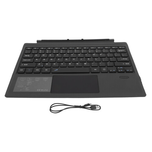 Wireless Bluetooth Keyboard with Touchpad for Pro 3/4/5/6/7+ 33ft Range Black 1