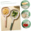 Long Handle Pasta Strainer Spoon Durable Plastic Slotted Serving Spoon for Cooking Noodles 2
