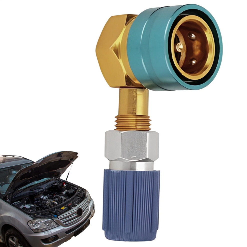 R1234yf To R134a Ac Recharge Adapter With Brass Core, Leakproof Seal, Easy Installation 9189345303784