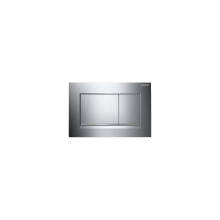 Geberit 115.883.KH.1 Sigma 30 plate 2 buttons, polished chrome, 24.6 x 16.4 x 1.2 cm
