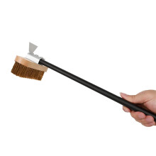 Pizza Oven Brush with Brass Bristles, Long Handle Grill Cleaning Brush, 40cm/80cm Heavy Duty