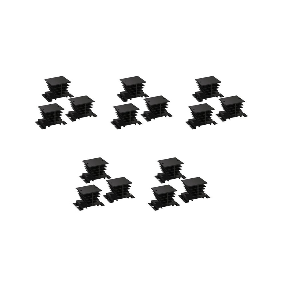 Solid State Relay Heat Sink,15Pcs Aluminum Heatsink Pid Temperature Controller Heat Sink For Ssr-10,25,40A 6031578640125
